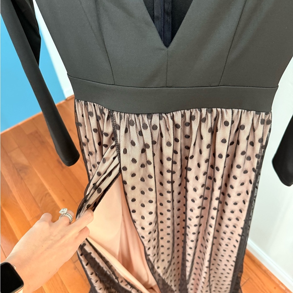 CBR Black V-Neck Long Sleeve Dress - Picture 7 of 12